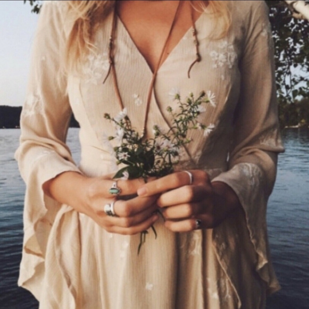 💐Free People Jasmine Mini Dress - Size 4